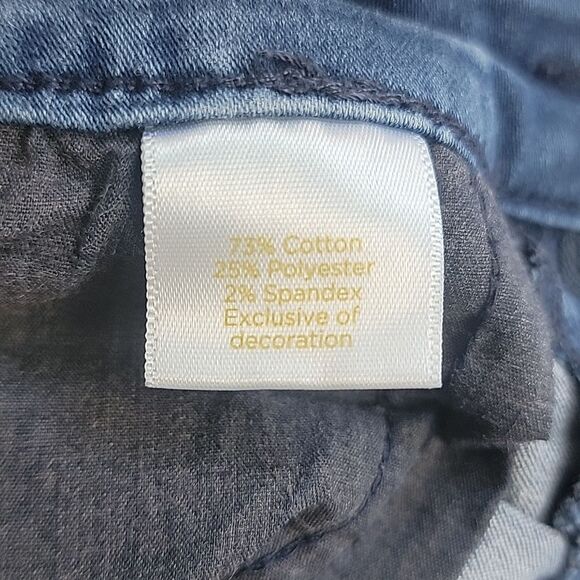 Decree Blue Denim Stretch Skinny Jeans Womens Size Waist 26" - Picture 10 of 13